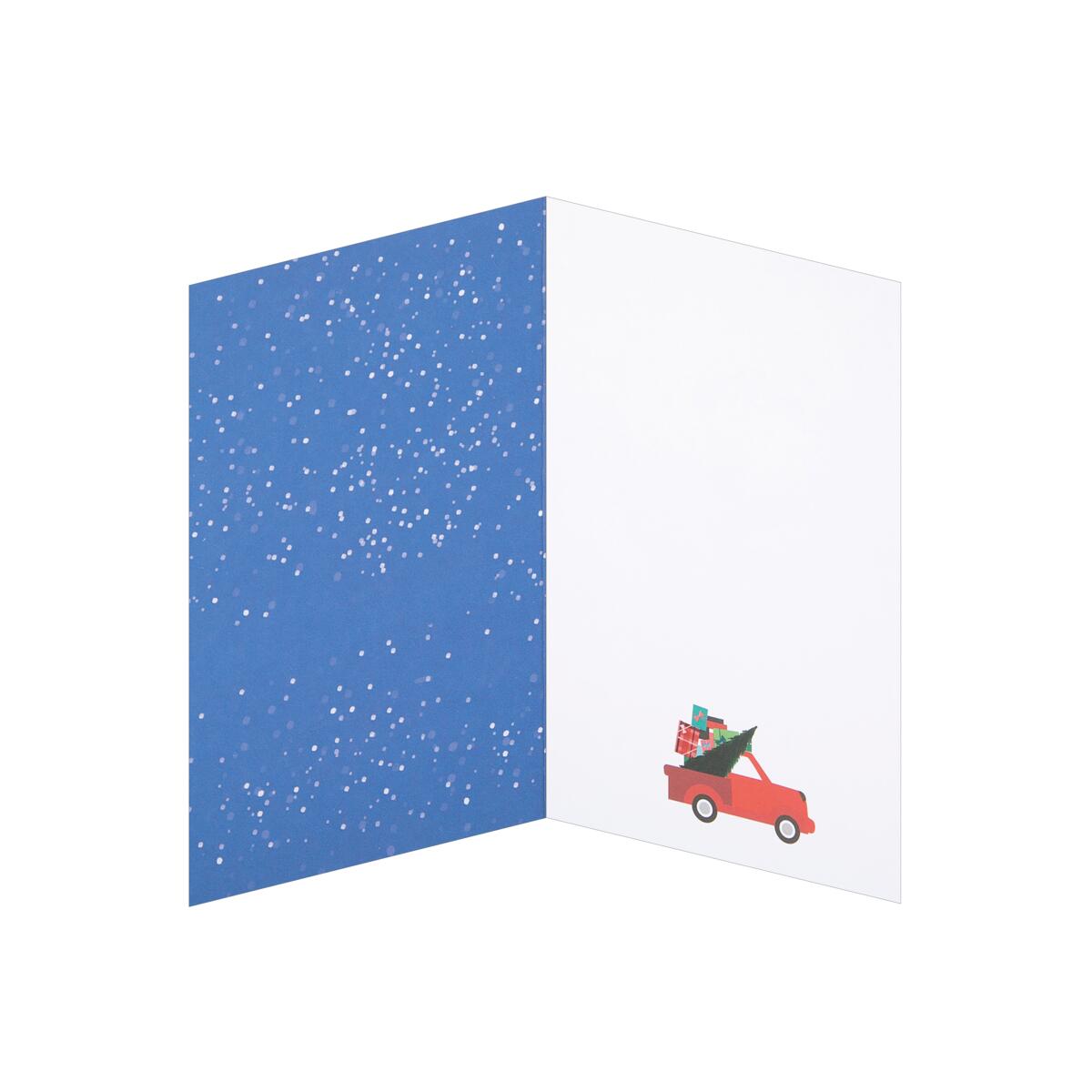 Carte de vœux Signature noël Voiture noël 5