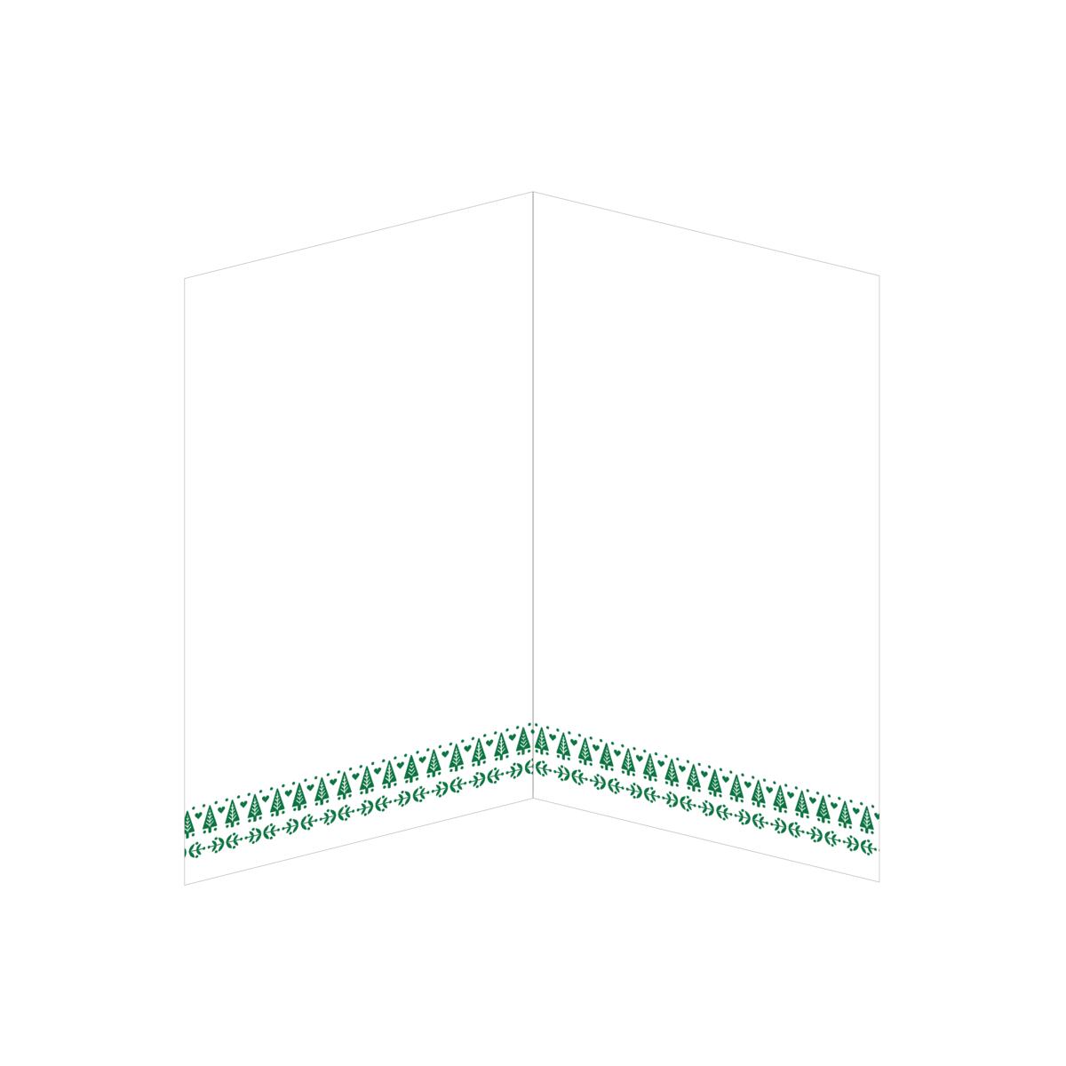 Carte de vœux Signature noël Luge de noël 5