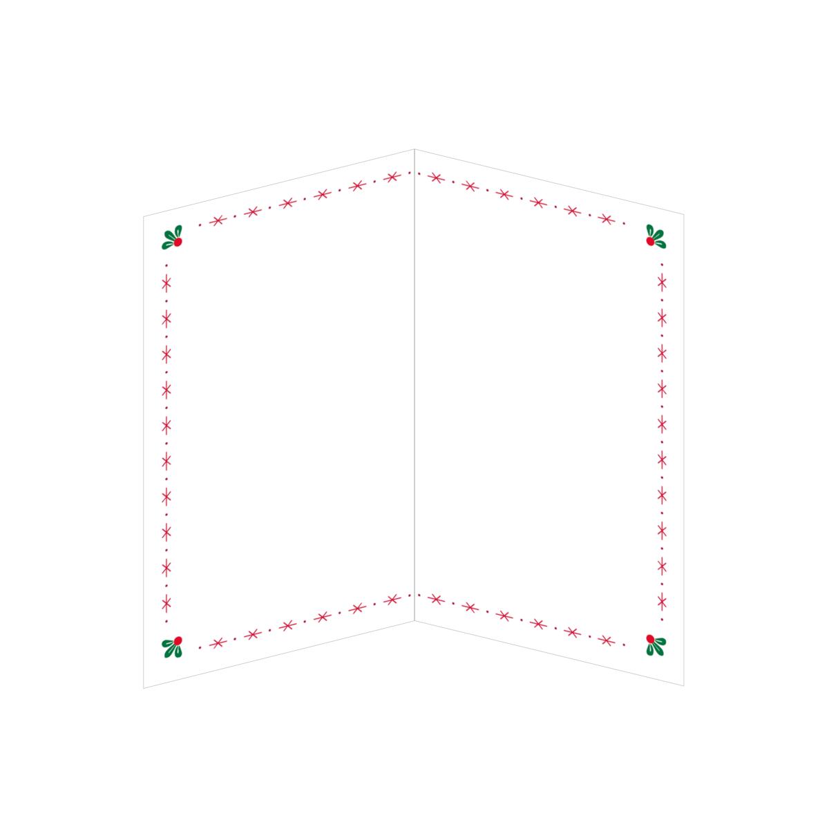 Carte de vœux Signature noël Boule de sapin 5
