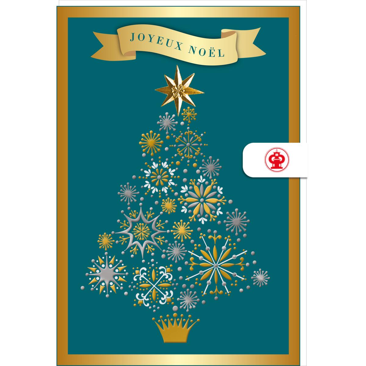 Carte de vœux Signature noël Sapin de noël 1