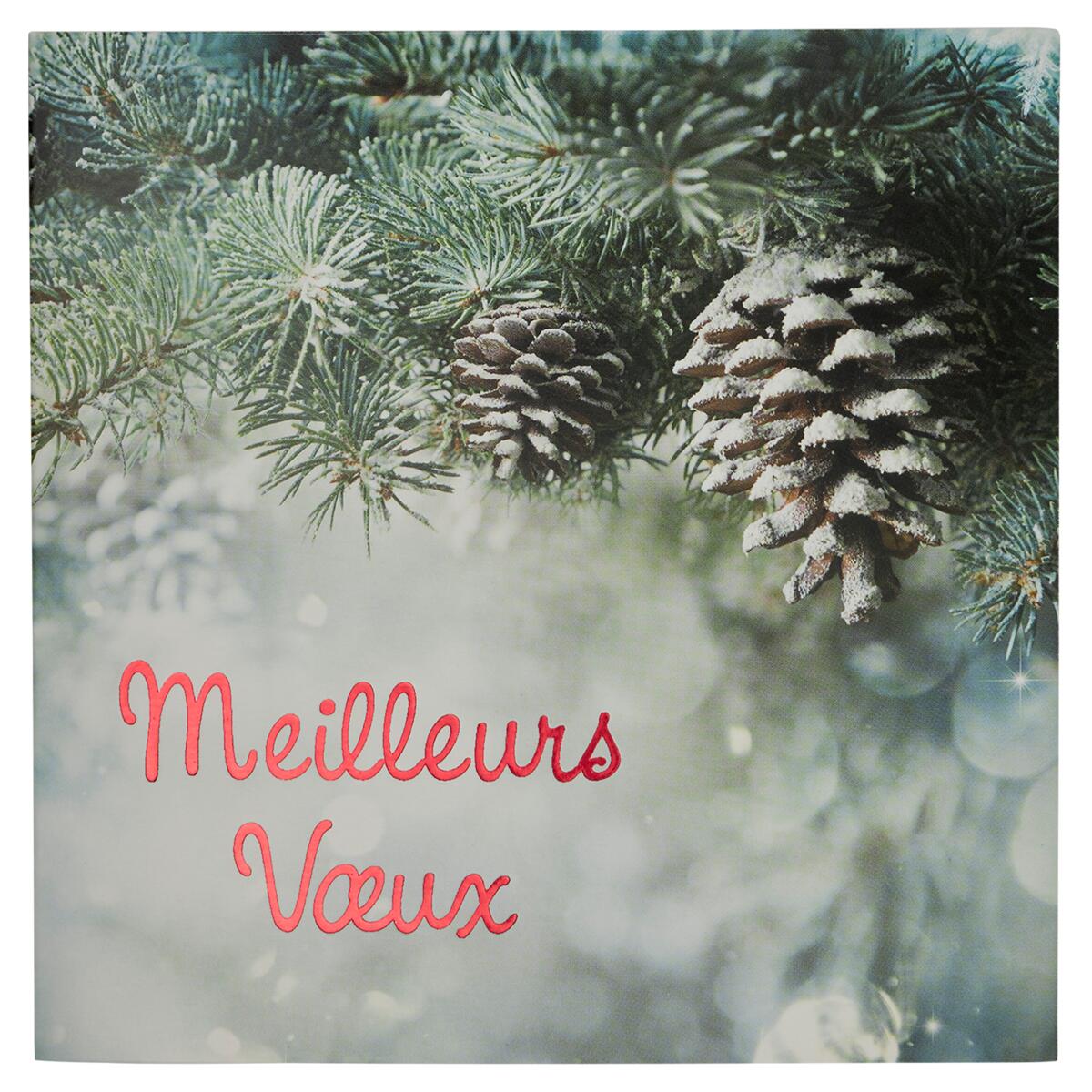 Coffret de cartes Croix-Rouge Meilleurs vœux sapin 2