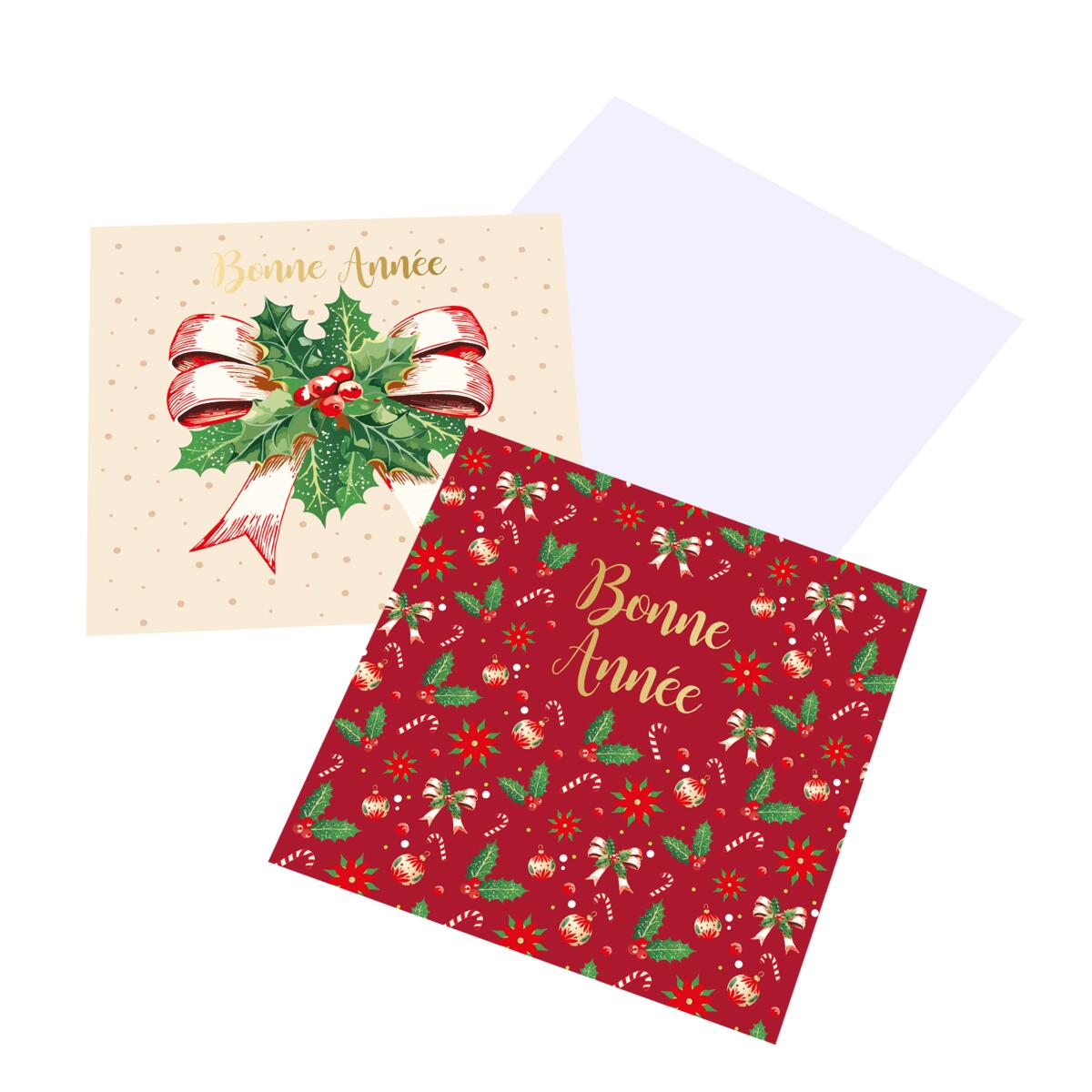 Coffret cartes de vœux Croix-Rouge Ruban 2