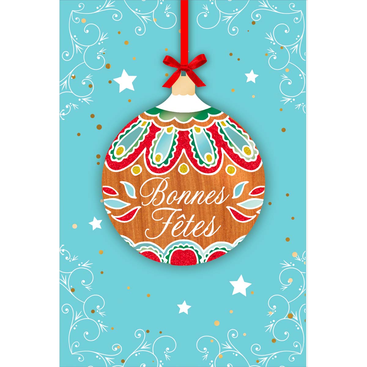 Adorno navideño Tarjetas de felicitación