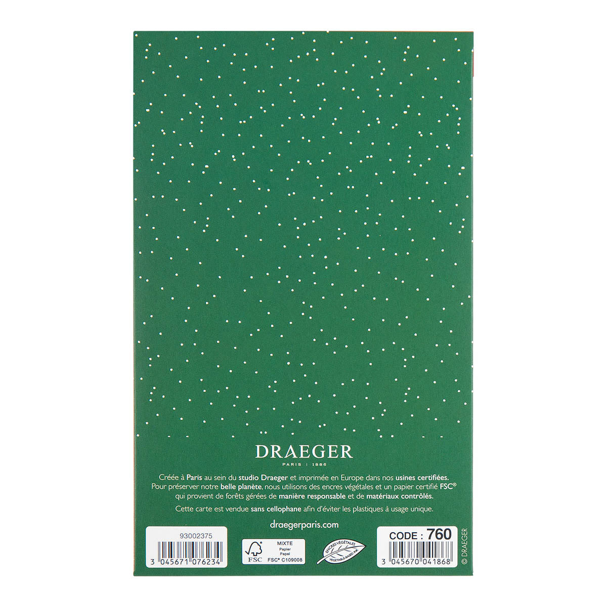 Tarjeta de felicitación sorpresa de corona navideña