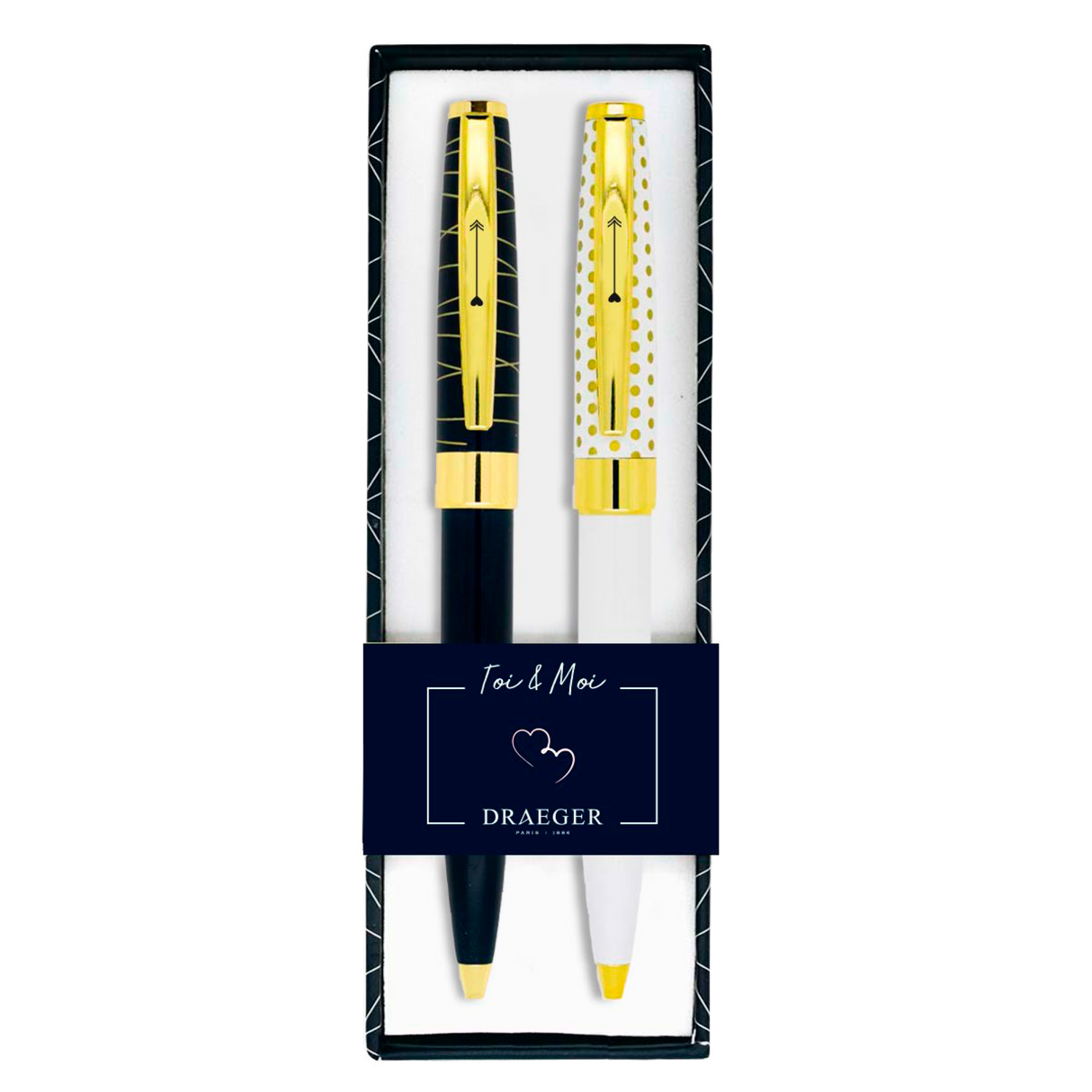 Duo de stylos personnalisés pour mariage