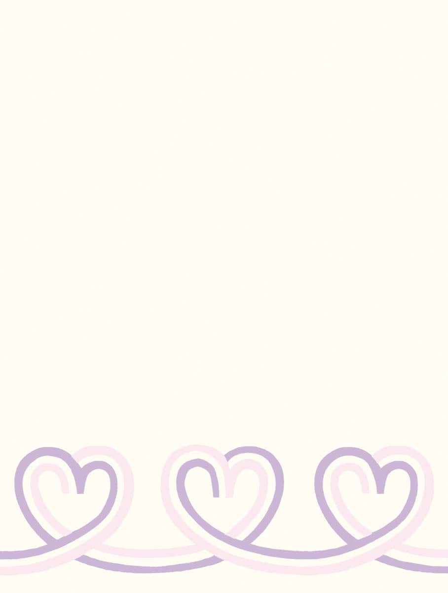 Carte Bon anniversaire motifs Cœurs - Rose