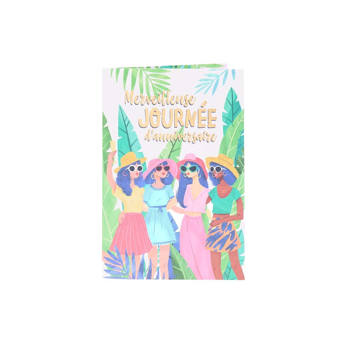 Tarjeta de cumpleaños musical "Maravilloso día de cumpleaños"