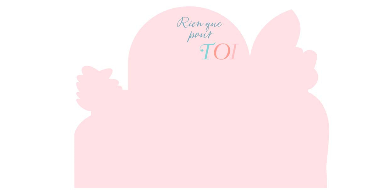 Tarjeta de felicitación Sólo para ti - Rosa