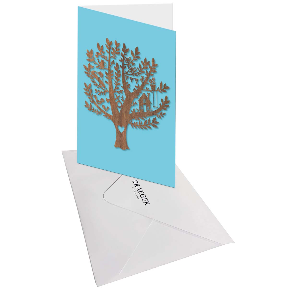 SIGNATURE Wooden Tree Card - 11.5 x 17cm