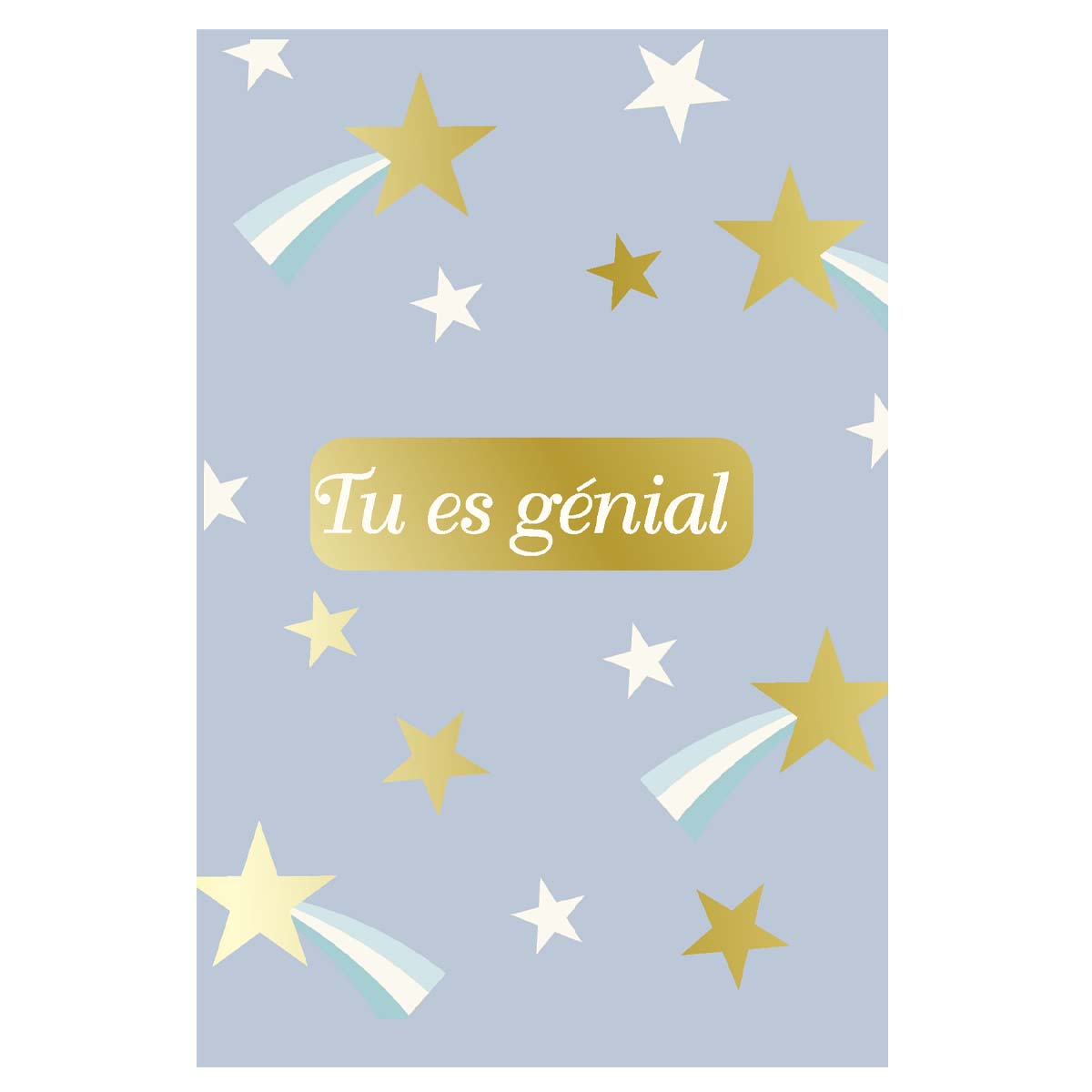 Tarjeta de cumpleaños Eres impresionante - Azul