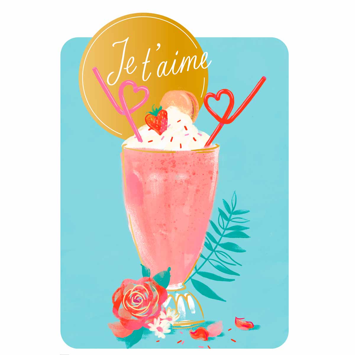 Tarjeta de felicitación temática Love Party Time - Múltiples estilos