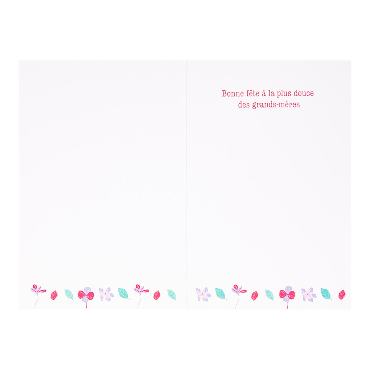 Tarjeta del Día de la Abuela - Sobre de flores