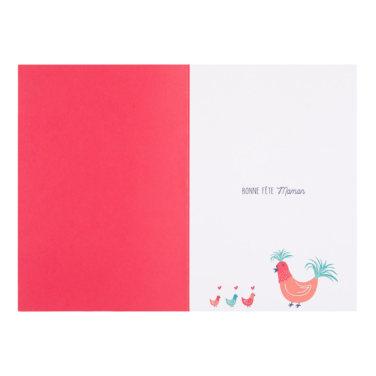 Tarjeta del Día de la Madre - Imán Mamá Gallina