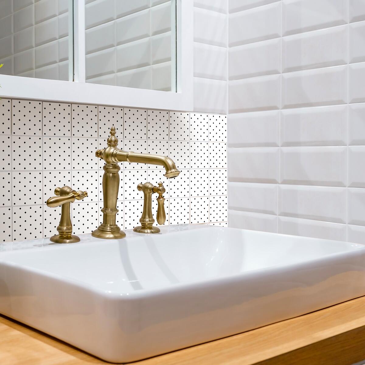 Juego de 8 cuadrados adhesivos - patrón de cuadrados negros