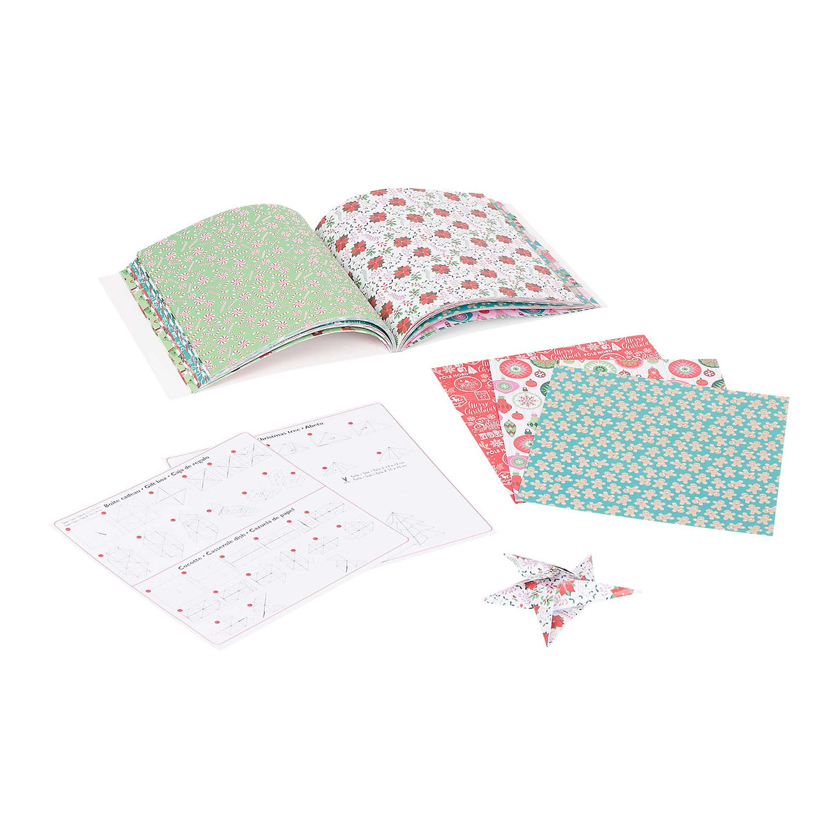 100 papiers Origami - Féérie de Noël