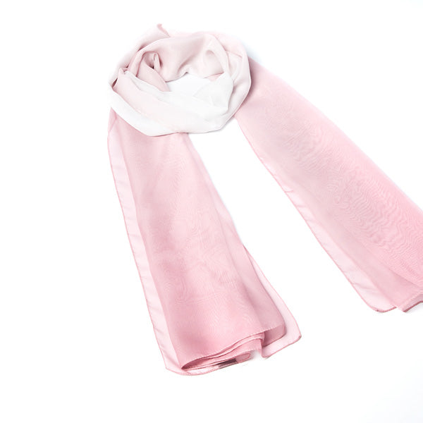 Étole femme dégradée - vieux rose