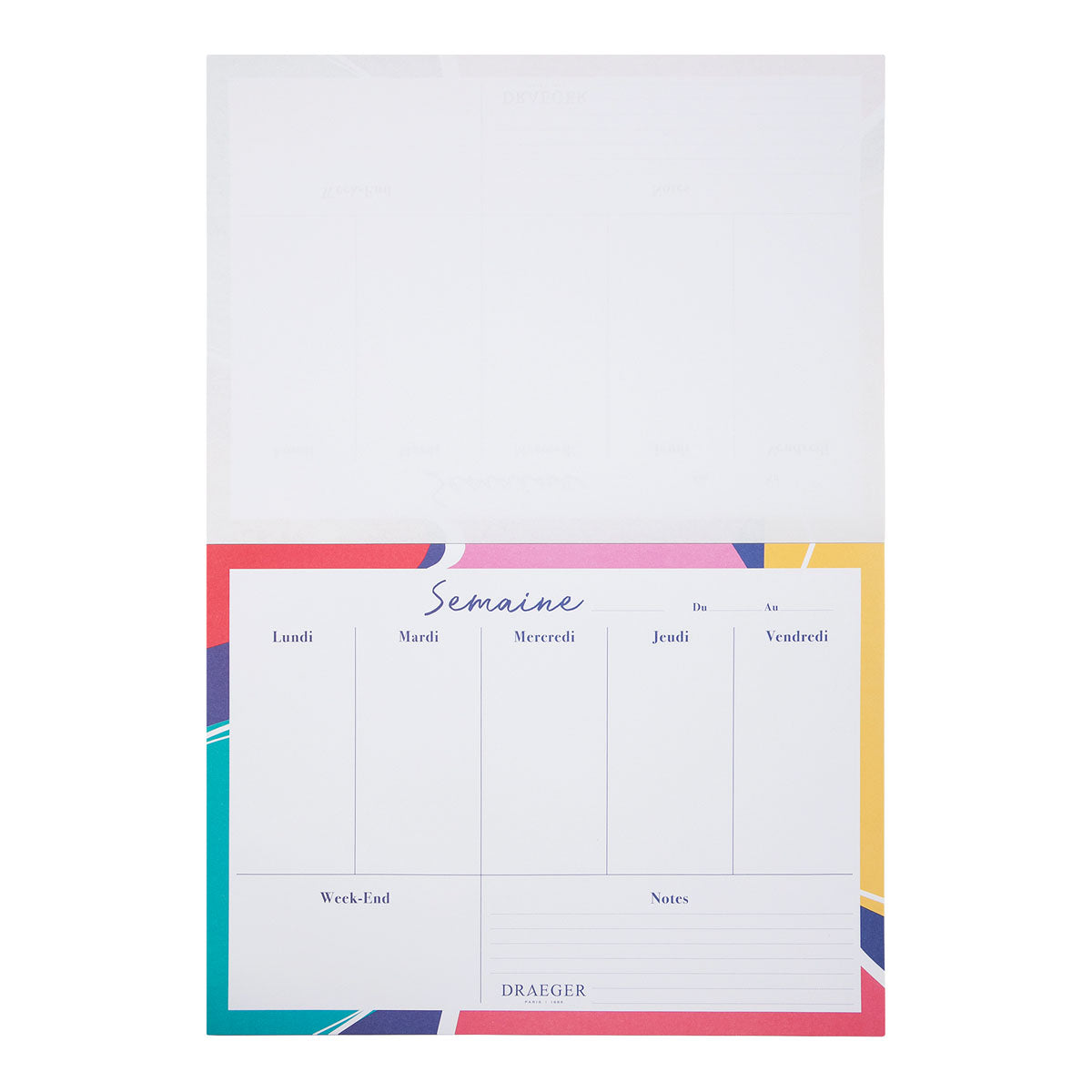 Semainier perpétuel - 52 feuilles détachables