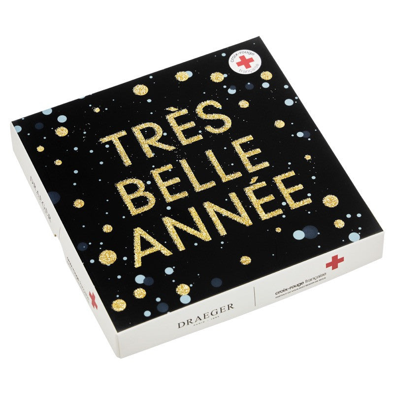 Coffret cartes de voeux Croix-Rouge Très belle année - Or