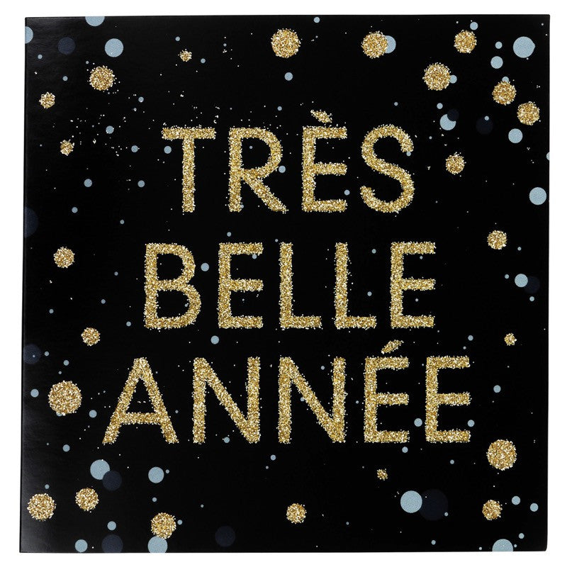 Coffret cartes de voeux Croix-Rouge Très belle année - Or