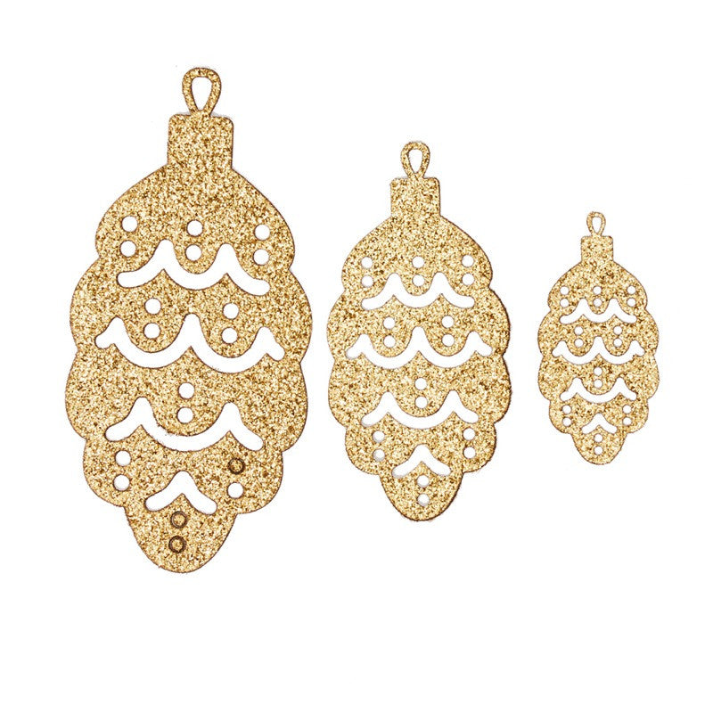 Die-cut Boules de Noël x8 - Spécial Réveillon