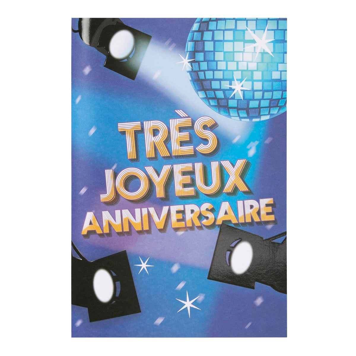 Carte musicale anniversaire Party rock anthem