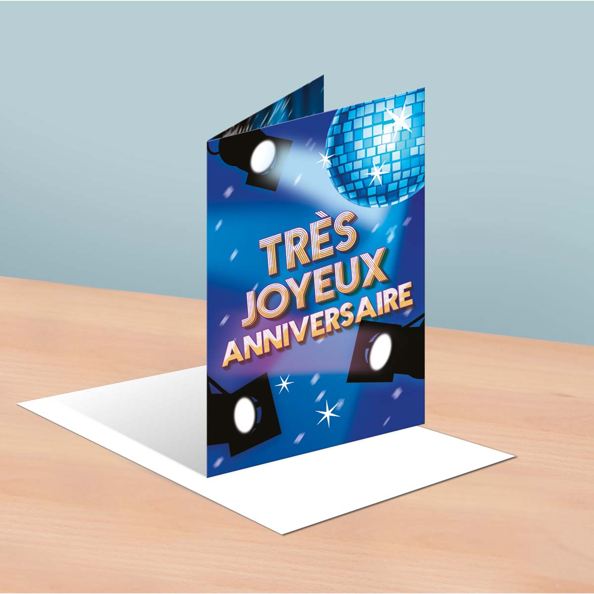 Carte musicale anniversaire Party rock anthem