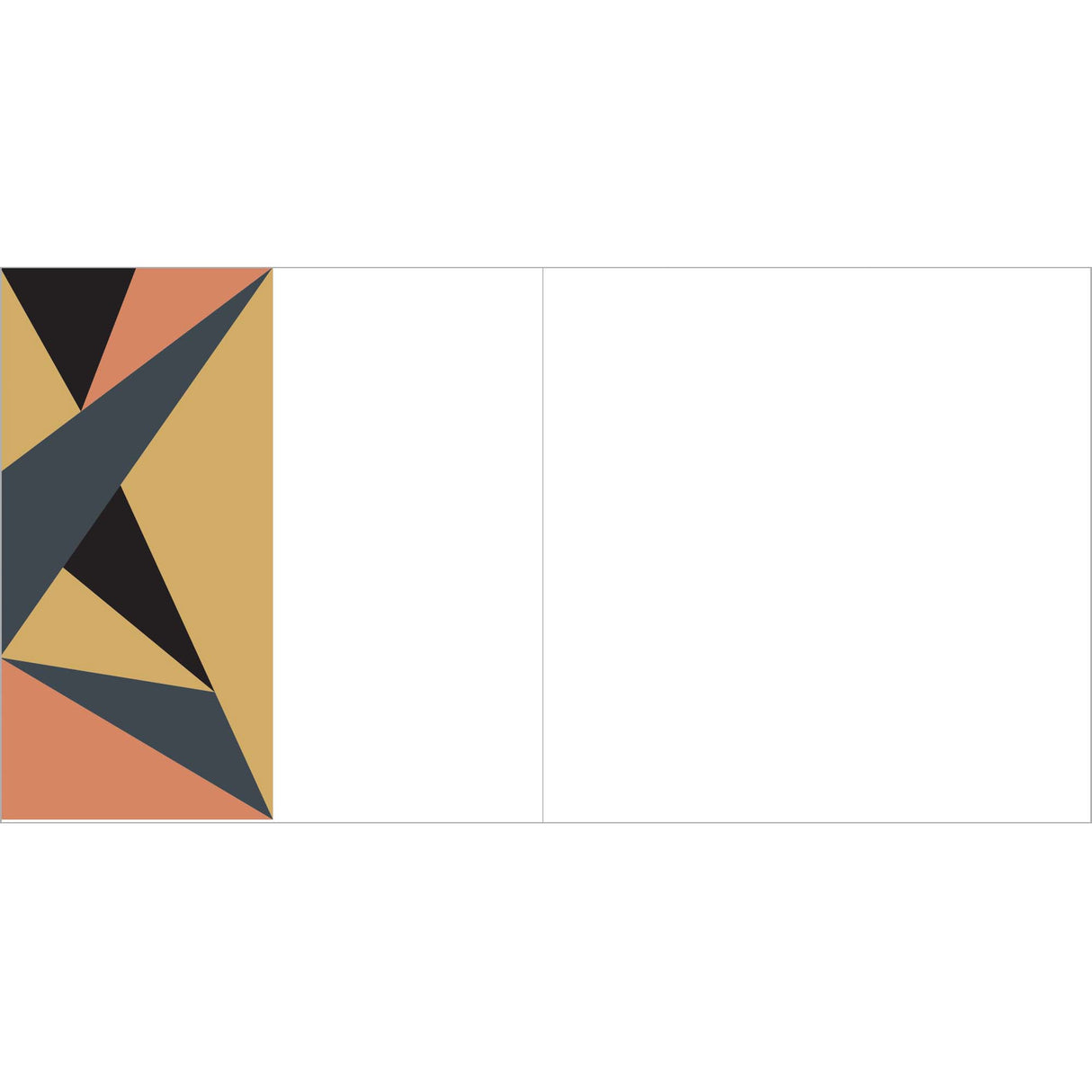 Carte Très bel anniversaire lettres or - 14,5 x 14,5 cm