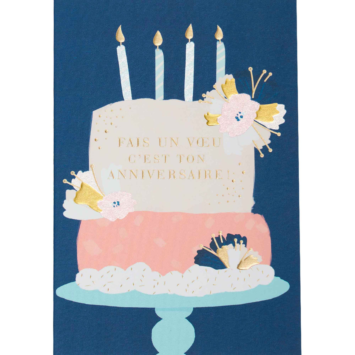 Carte anniversaire Fais un voeu