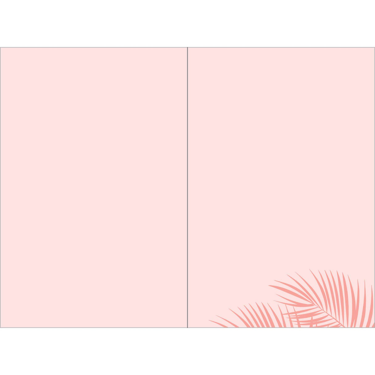 Carte Bon anniversaire rose pastel et or