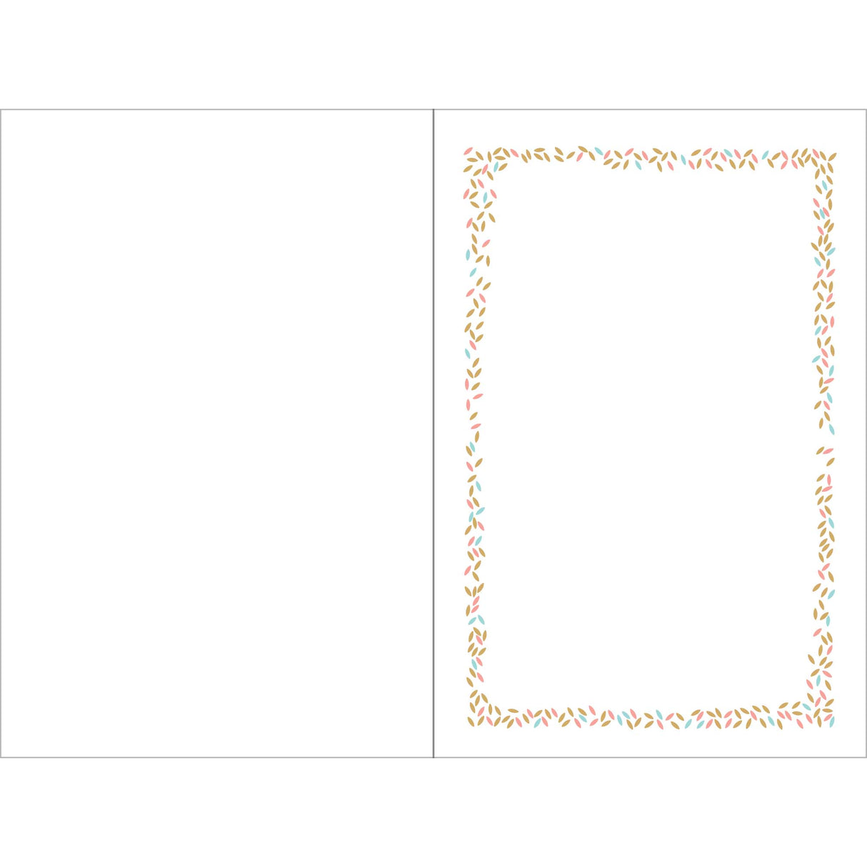 Carte mariage Tous mes vœux de bonheur or