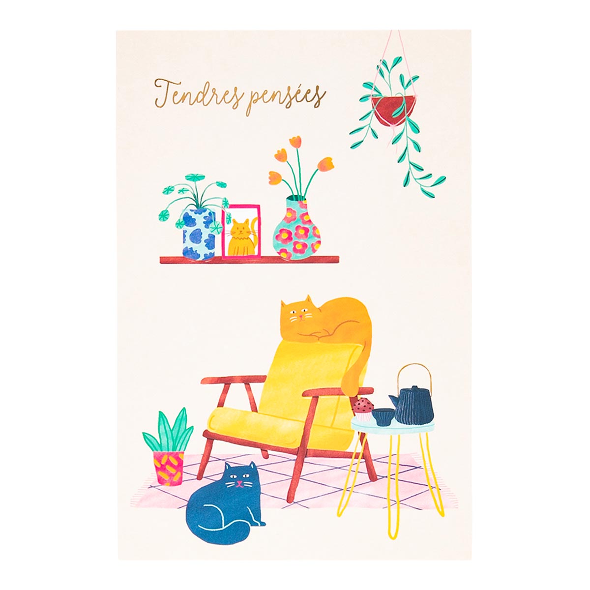 Carte Tendres pensées