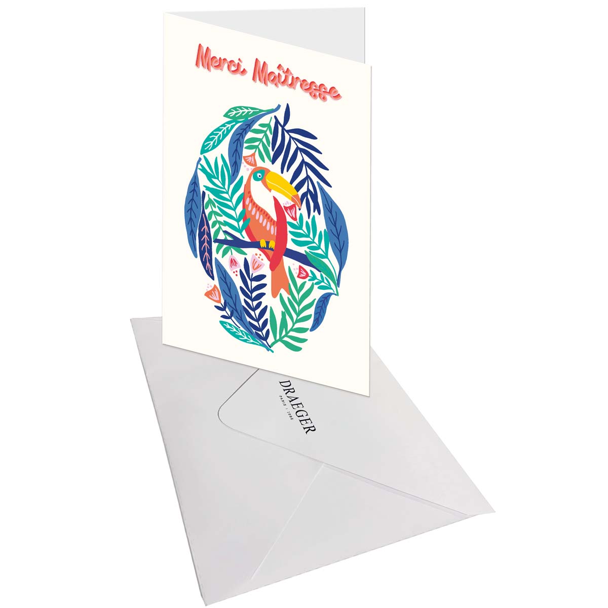 Carte de vœux - Merci maîtresse