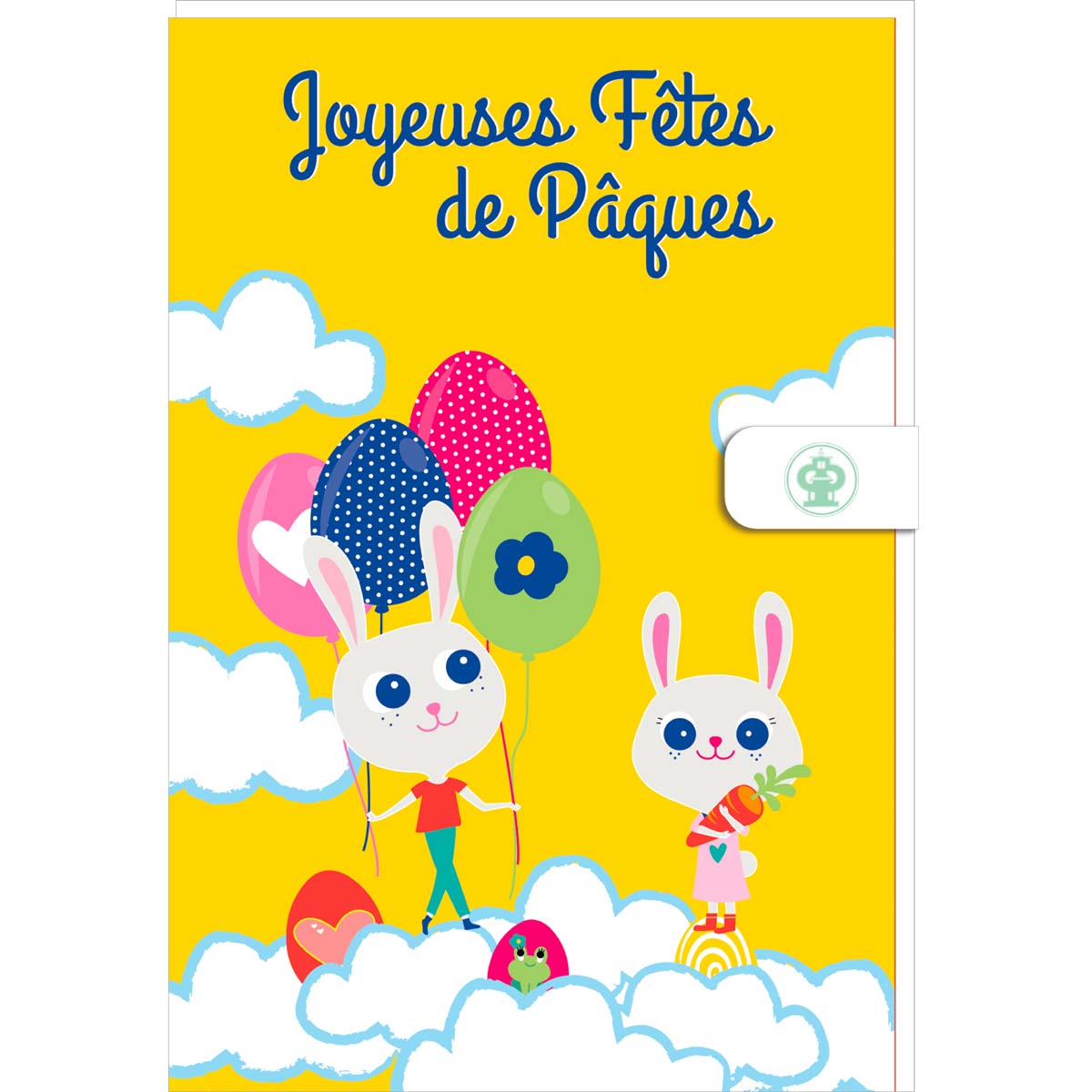 Carte de Pâques - Activité pour enfant - Marionnettes à colorier