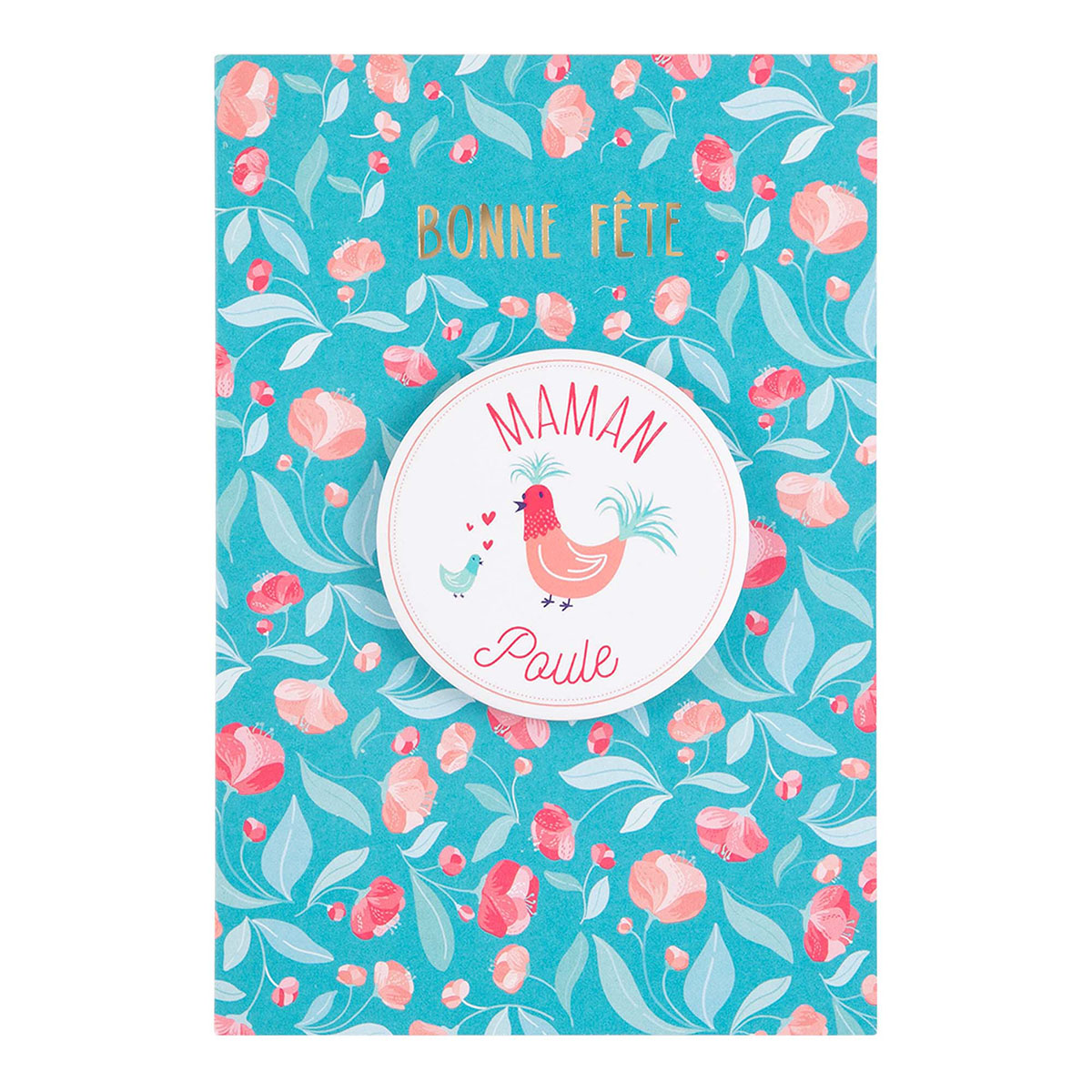 Carte Fête des mères - Magnet Maman poule