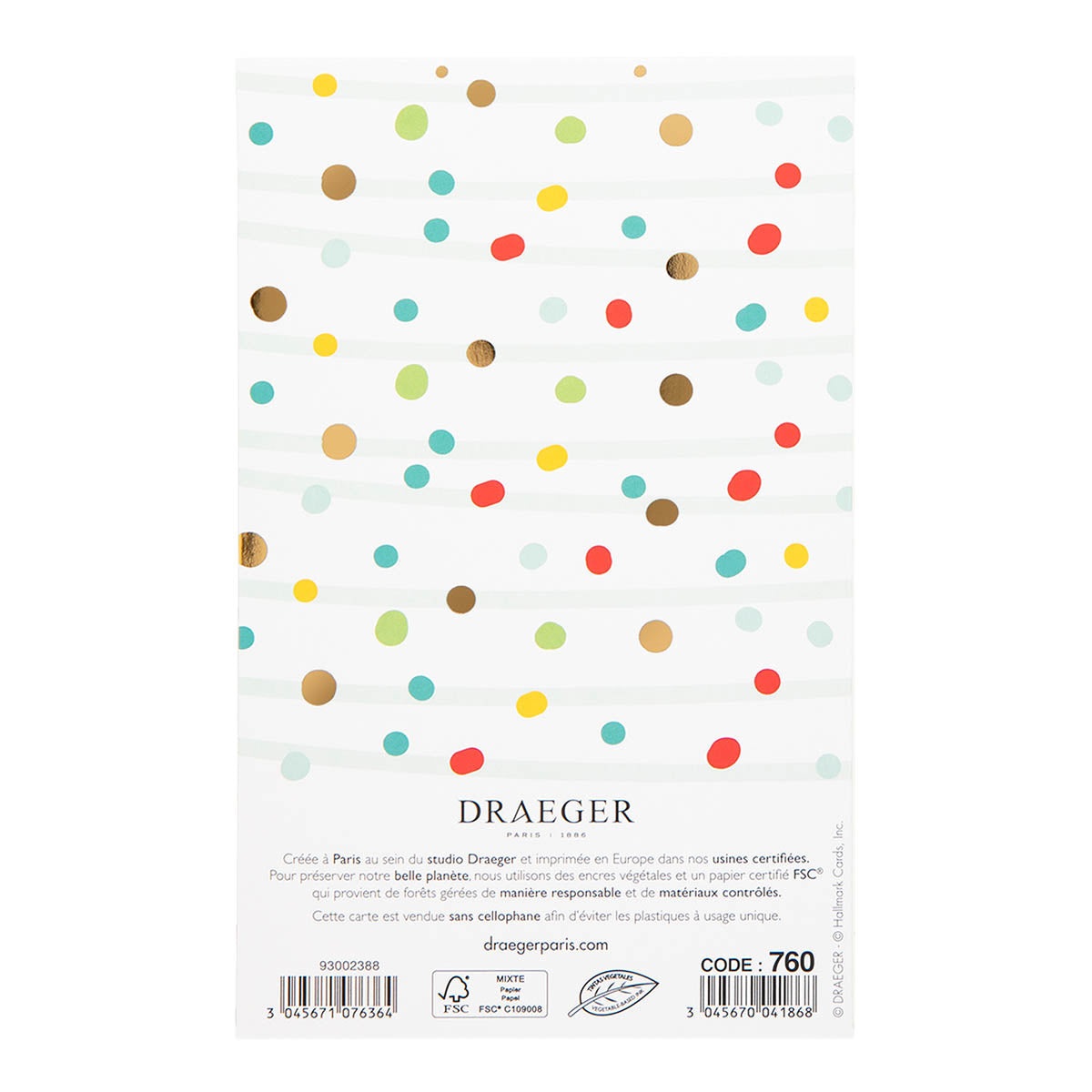 Carte de vœux Surprise Guirlande