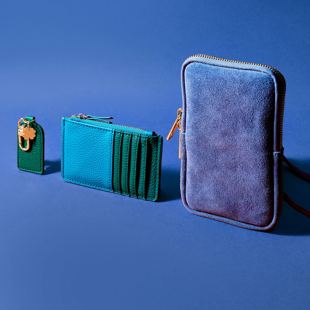 Porte-clés trèfle vert