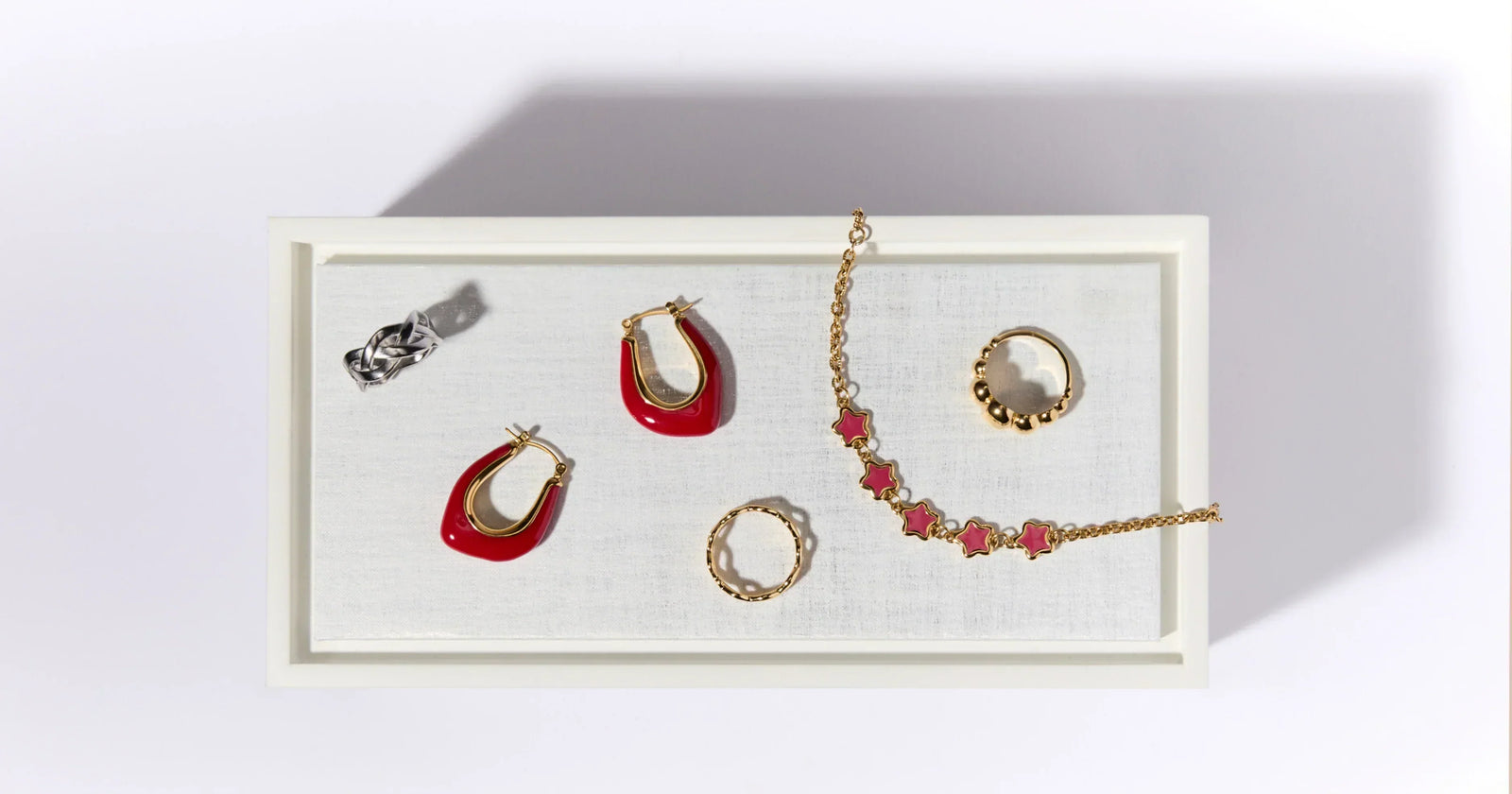 bijoux avec couleur rouge draeger paris 