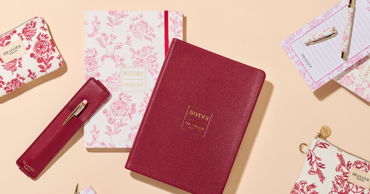 Découvrez la nouvelle collection de papeterie Draeger Paris