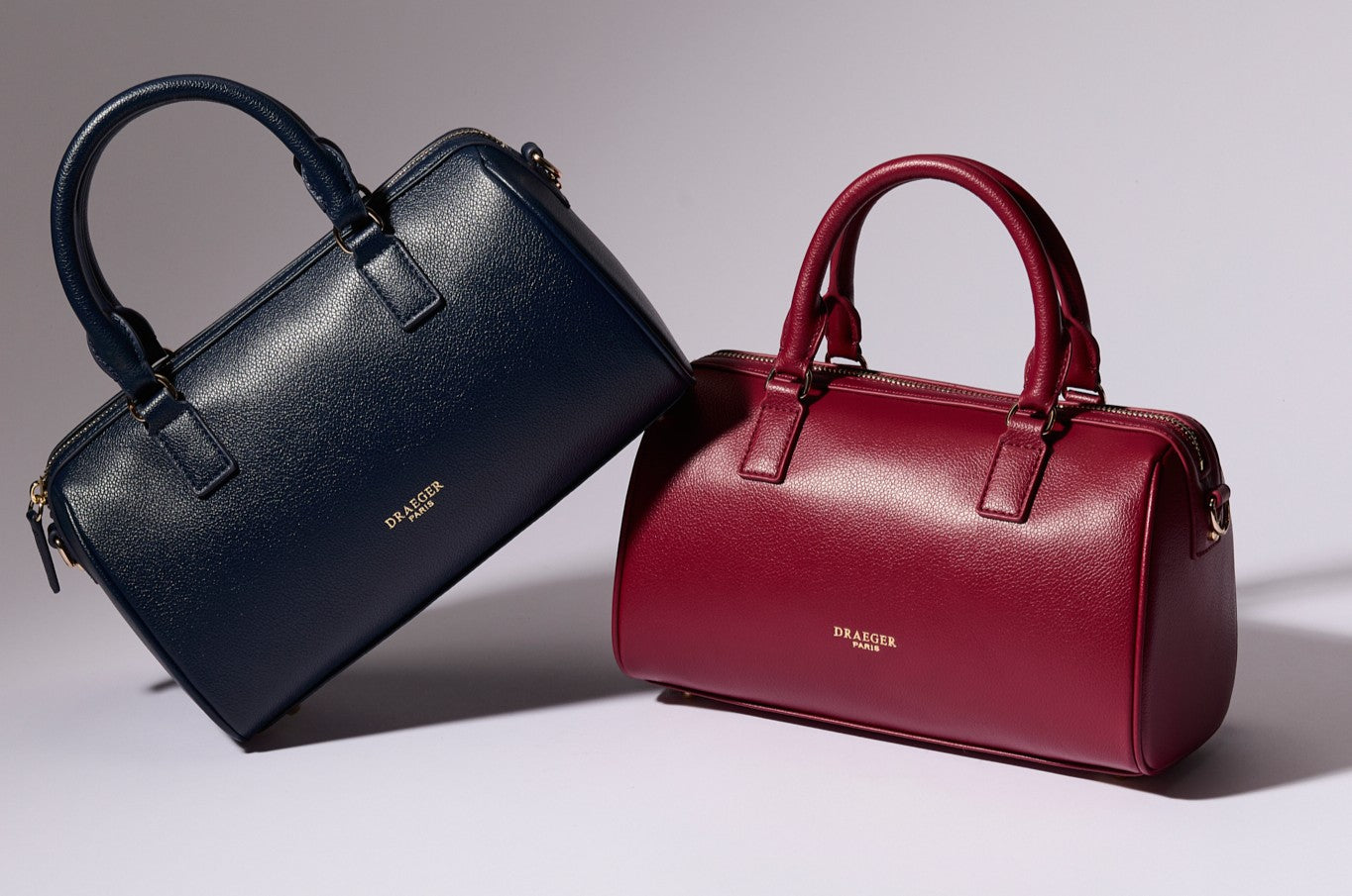 sacs à main PU DRAEGER noir et cerise