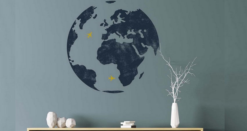 STICKERS CARTE DU MONDE : UNE MERVEILLEUSE IDÉE CADEAU !