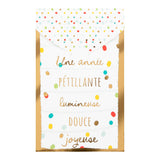 Tarjeta de felicitación sorpresa guirnalda