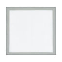 Pochette de costume en lin Blanc et gris 1