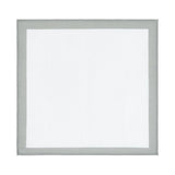 Pochette de costume en lin Blanc et gris 1