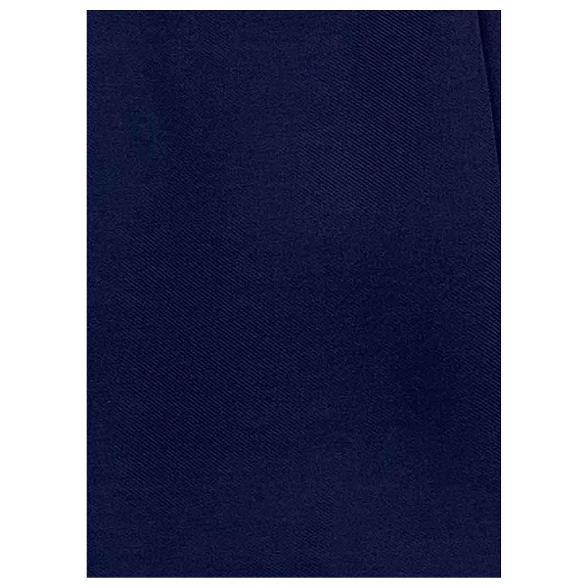 Pochette de costume en soie Bleu marine 1