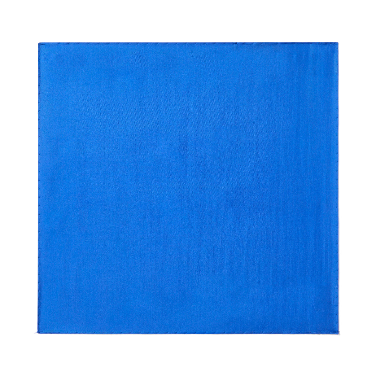 Pochette de costume en soie - bleu roi
