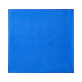 Pochette de costume en soie - bleu roi