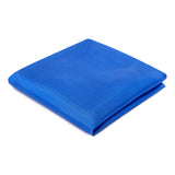 Pochette de costume en soie - bleu roi