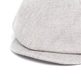 Casquette plate - Unie crème - Taille unique élastiquée - Homme - Draeger