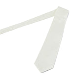 Cravate twill en soie Crème / 7.5 cm 3