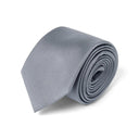 Cravate twill en soie Gris foncé / 7.5 cm 1